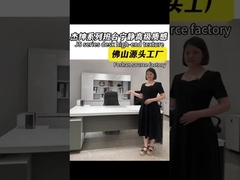 โต๊ะเขียนสีขาว พร้อมตู้ที่ติดอยู่ โต๊ะทํางานของหัวหน้า โต๊ะสํานักงานที่นั่งเดียว