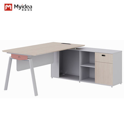 รองรับการปรับแต่ง โรงงานโฟชาน Myidea โมเดิร์น 4 คน เฟอร์นิเจอร์สํานักงาน โต๊ะทํางาน มีขาโลหะ พนักงานบริหาร โมเดิร์น สํานักงานทํางาน โต๊ะทํางาน