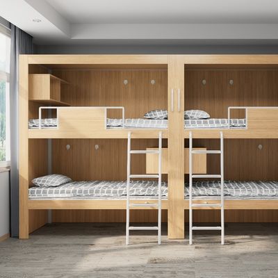 ซื้อ 4000 X 900 X 2400 มิลลิเมตร สีไม้ โฟชั่น เตียงเตียงสําหรับโรงแรมเยาวชน online manufacture