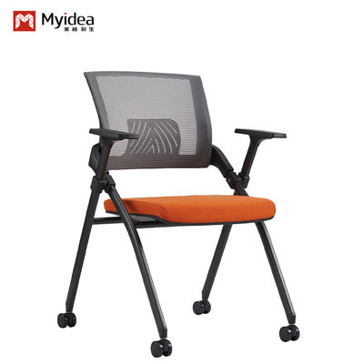 ซื้อ เก้าอี้สํานักงานที่อํานวยความสะดวกที่ประหยัดพื้นที่ พร้อมเก้าอี้สปอง ล้อหมอน สามารถพับได้ สามารถสะสมได้ สามารถเคลื่อนย้ายได้สําหรับการฝึกอบรมหรือห้องประชุม การสนับสนุนการปรับแต่ง online manufacture