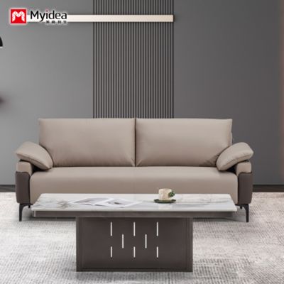 Luxury Modern Office Furniture, Commercial Furniture, Corner Sofa, Executive Office Sofa, Modern Leather Office Sofa
