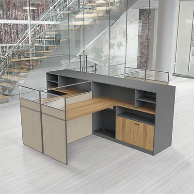 Myidea Light Industry Wind Chief Deputy Cabinet Financial Desk Large Storage Space Classic American Cherry Staff Desk