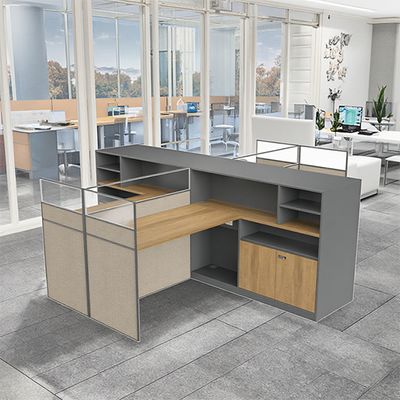 Myidea Light Industry Wind Chief Deputy Cabinet Financial Desk Large Storage Space Classic American Cherry Staff Desk