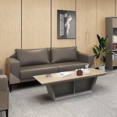 Office furniture, tea table, elegant high-end tea table, low coffee table in hotel lobby