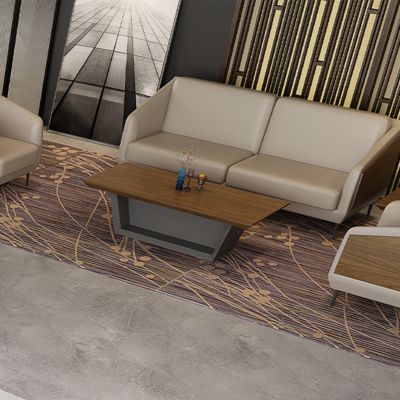 Office furniture, tea table, elegant high-end tea table, low coffee table in hotel lobby