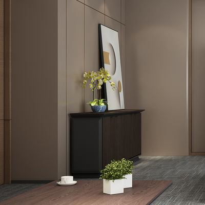 2400 * 450 * 855 chicken wing wood dark ammonia board edge cabinet file cabinet