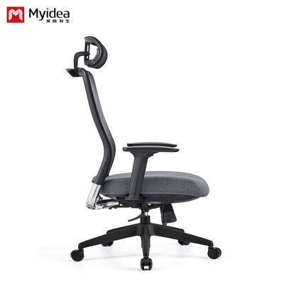 customization Office Breathable Mesh Chair with Adijustable Height, Comfortable Headrest, Ergonomic Chair, Mobil Sik Slide Office Chair