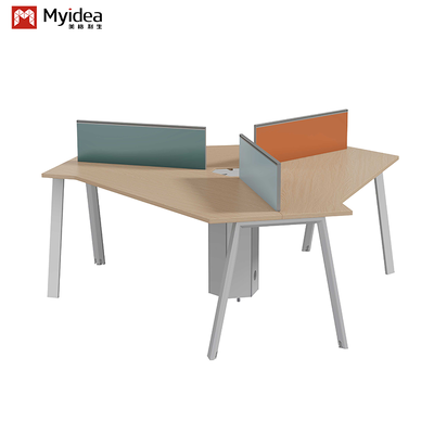 Foshan Furniture Source Factory Direct SupplyUnique Six-person Staff Table with Screen Factory Batch Direct Supply of Foshan Furniture