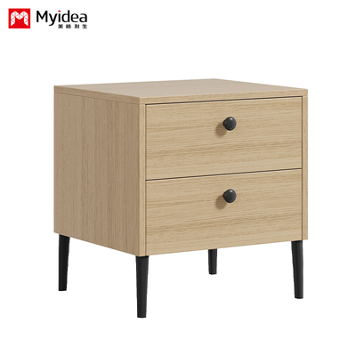 Bedside Tables Used in Apartments, Dormitories, Hotels, and Homestays, with Melamine Paper Finish