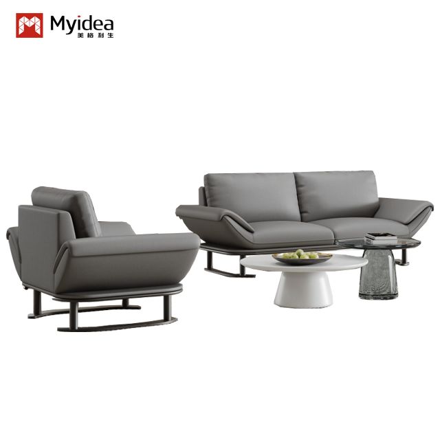 Office Sofa, Business Sofa, Reception Sofa, Office Sofa, Three-Seater Combination Sofa, Modern Guest Sofa