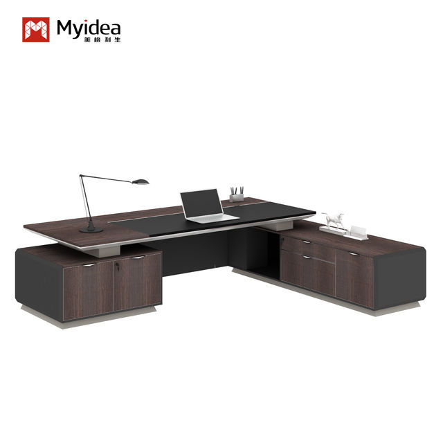 Office Desk, Boss'S Desk, Simple Modern Large Shift Desk, Office Desk And Chair Combination, Light Luxury High-End CEO Manager'S Desk