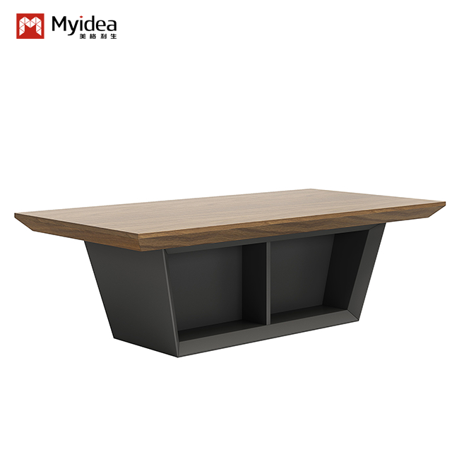 Office furniture, tea table, elegant high-end tea table, low coffee table in hotel lobby